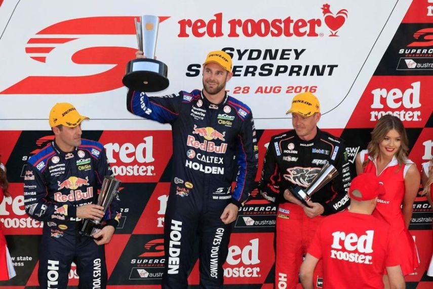 Sydney SuperSprint Race 18 podium
