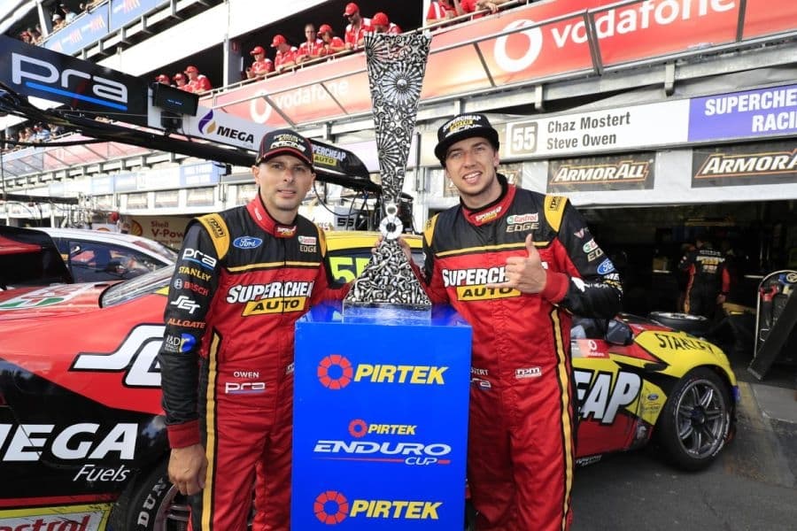Steve Owen and Chaz Mostert - Pirtek Enduro Cup winners