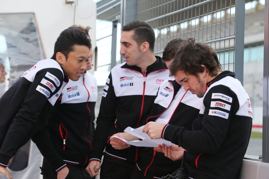 Kazuki Nakajima, Sebastien Buemi and Fernando Alonso will share the #8 Toyota TS050 Hybrid