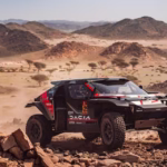 Nasser Al-Attiyah driving the Dacia Sandrider during the 2026 Dakar Rally