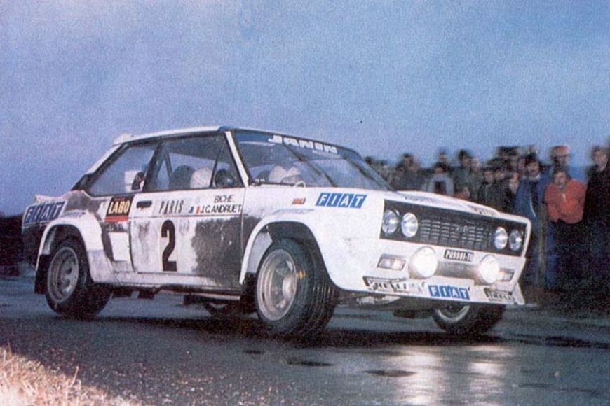 1977 Fiat 131 Abarth, Jean-Claude Andruet