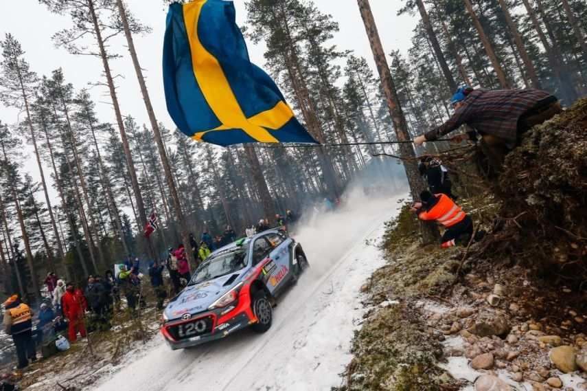 2016 Rally Sweden, Hayden Paddon, Hyundai i20 WRC