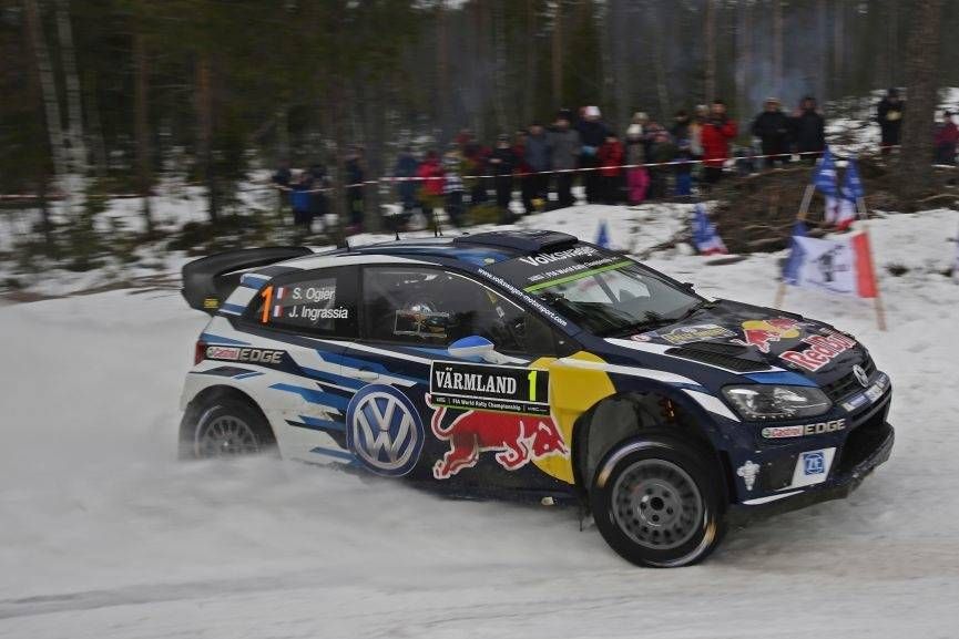 2016 Rally Sweden, Sebastien Ogier, Volkswagen Polo