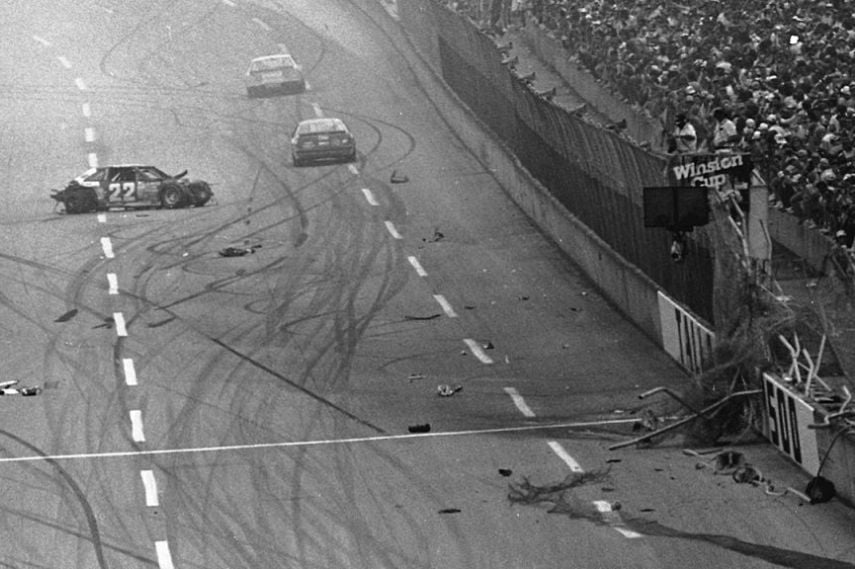 Talladega crash in 1987 Bobby Allison, Buick LeSabre, 1987 Talladega crash