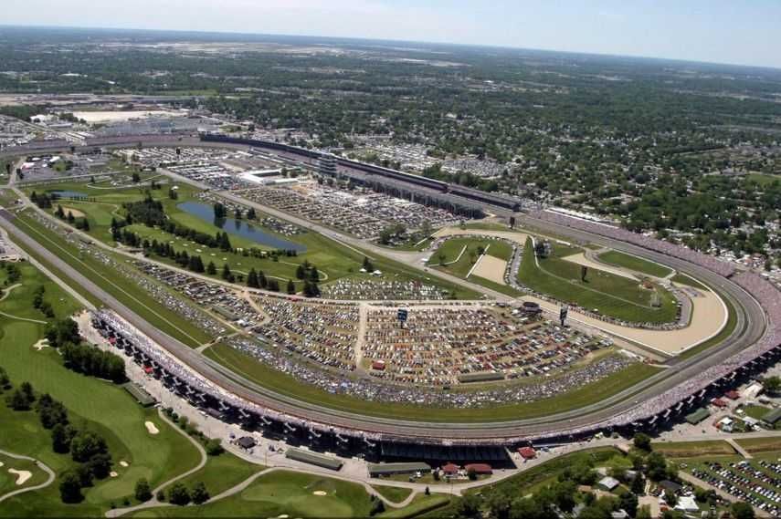 Indianapolis Motor Speedway, aerial view