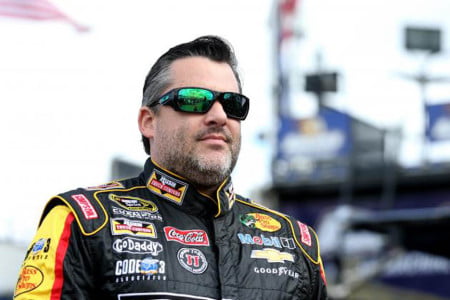 Tony Stewart hospitalized with back injury