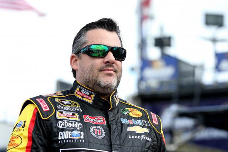 Tony Stewart hospitalized with back injury