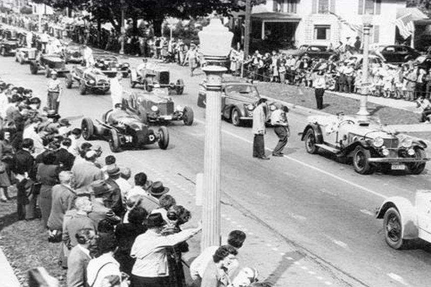 first ever race at The Glen in 1948 starting grid