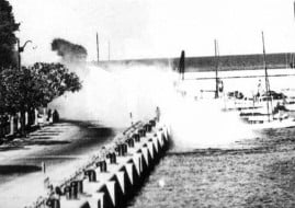 Alberto Ascari went swimming in Monaco harbour in his last Formula One race
