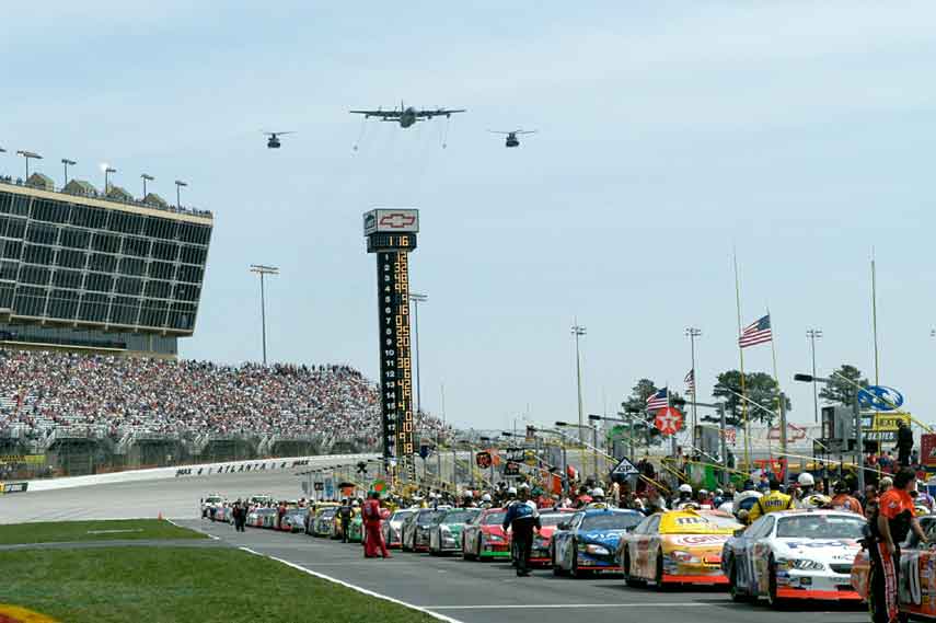 Atlanta Motor Speedway NASCAR race day