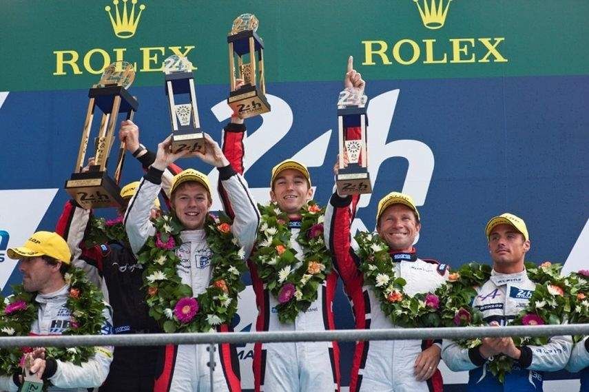 Jota Sport's Le Mans winning crew: Oliver Turvey, Harry Tincknell and Simon Dolan