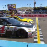 Kevin Harvick and Carl Edwards at Phoenix International Raceway