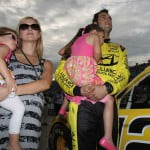 Sam Hornish Jr. and family