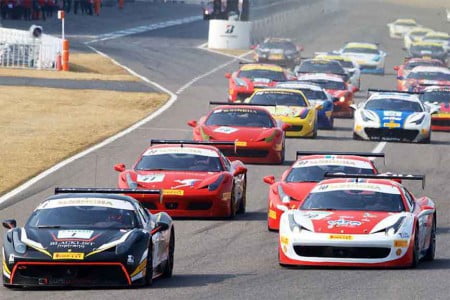 Ferrari Challenge Asia-Pacific race at Suzuka