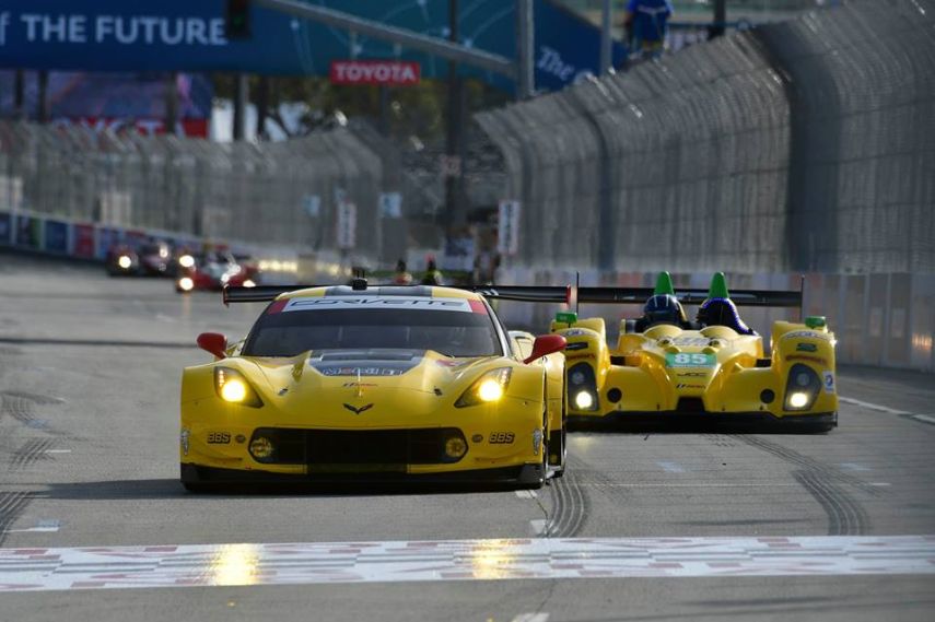 Milner and Gavin finished second in the GTLM class