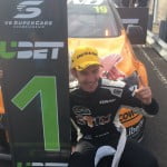 V8 Supercars, Tasmania 2016, Will Davison celebrating