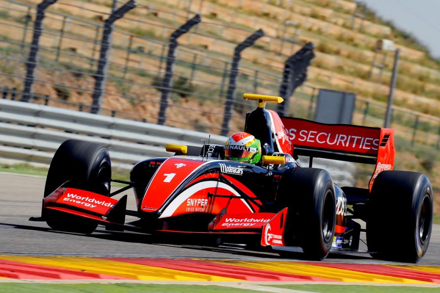 Formula V8 3.5 Aragon race 1, Louis Deletraz, Fortec Motorsports