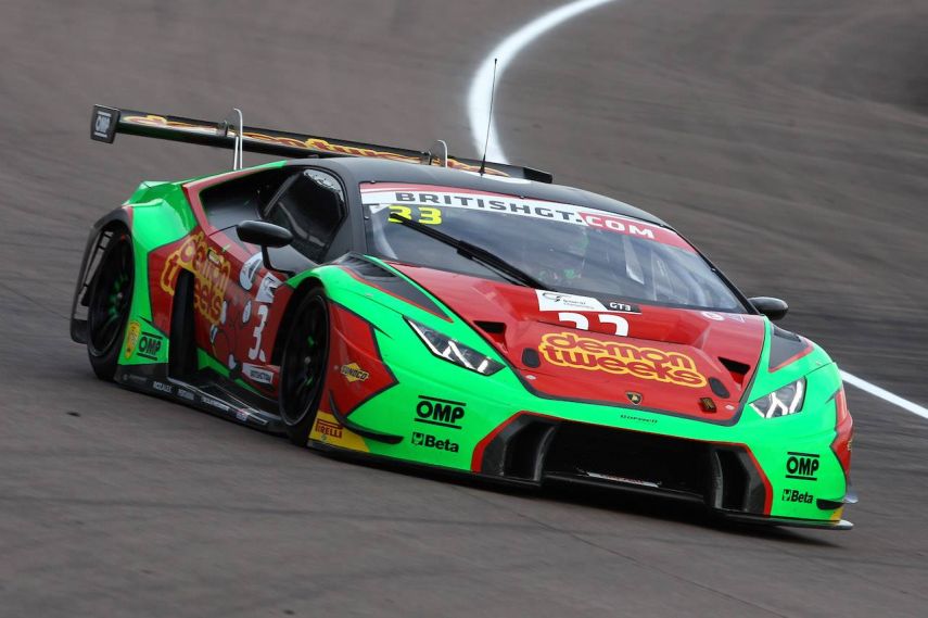 British GT, Rockingham, Barwell Motorsport, Lamborghini Huracan GT3