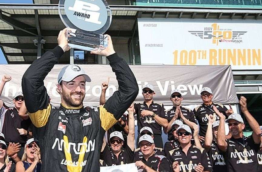 James Hinchcliffe, pole position, 2016 Indianapolis 500