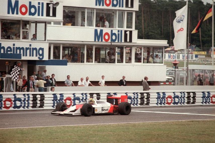 Ayrton Senna, Hockenheimring, 1988, 1989, 1990