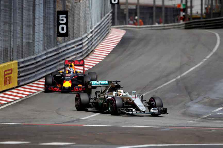 Hamilton Ricciardo Monaco Grand Prix