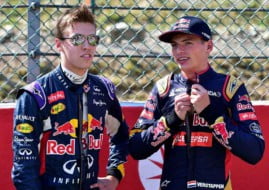 Daniil Kvyat Max Verstappen