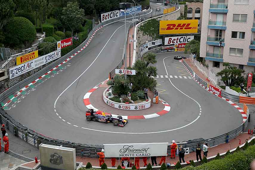 Monaco circuit hairpin Monte Carlo Grand Prix formula race world video Schumacher season lap new