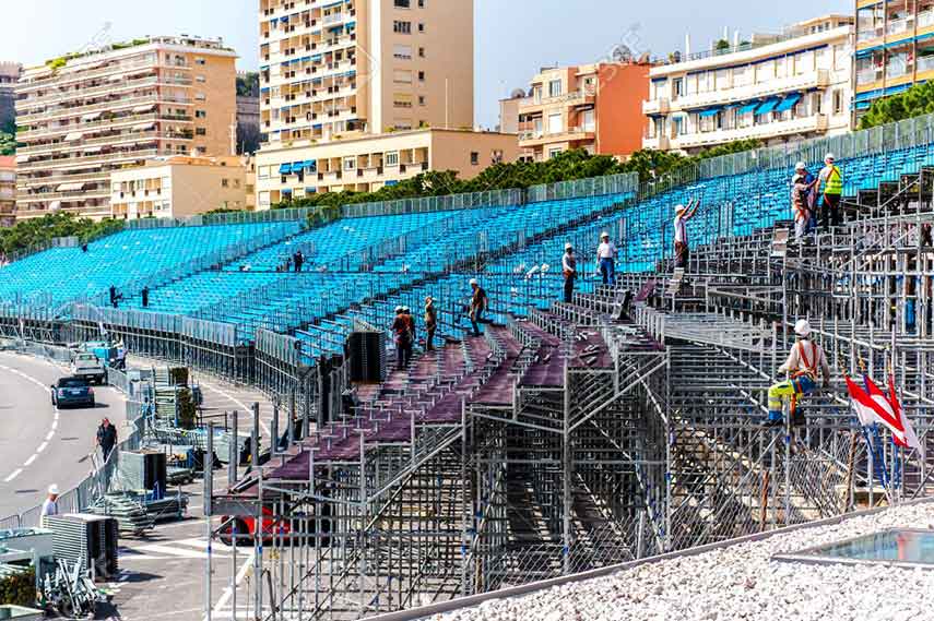 Monaco circuit grand prix race