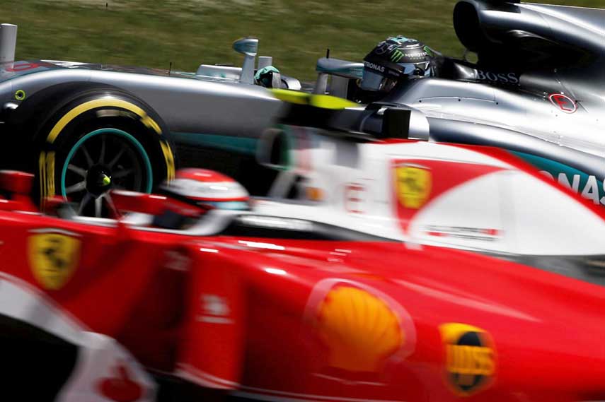 Nico Rosberg Sebastian Vettel