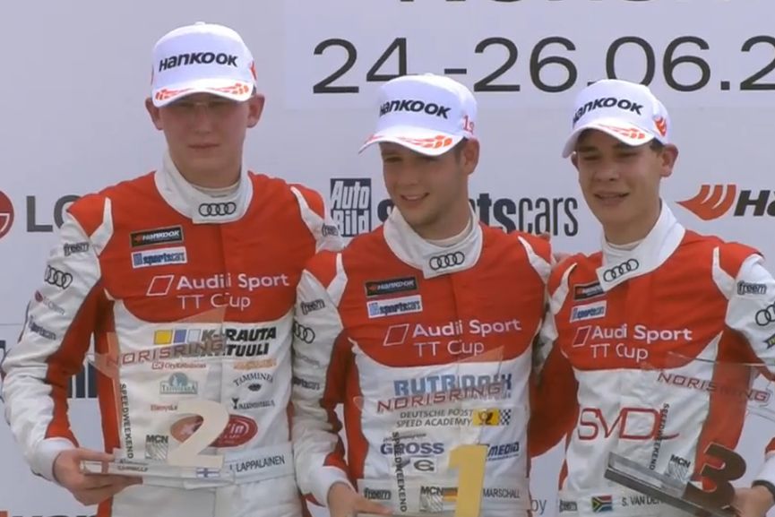 Adi Sport TT Cup, Norisring, race 1 podium
