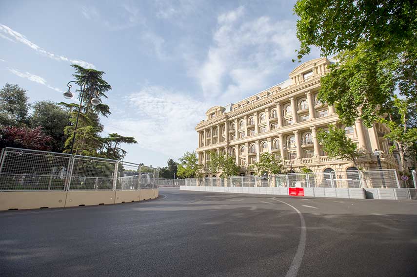 Baku Circuit street view