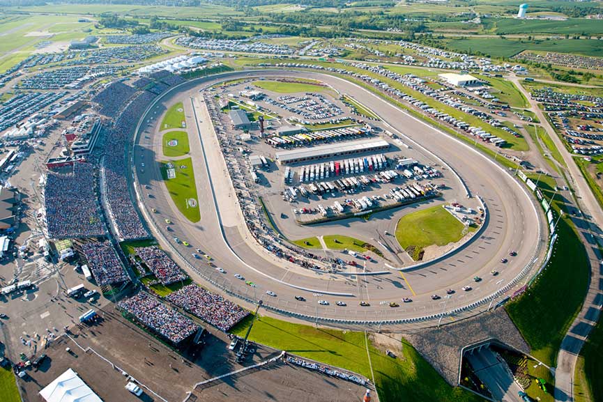 Iowa Speedway 2017 view corn fan 250 account day