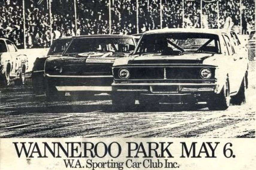 Press clipping of the first ATCC race in Wanneroo Park 1973