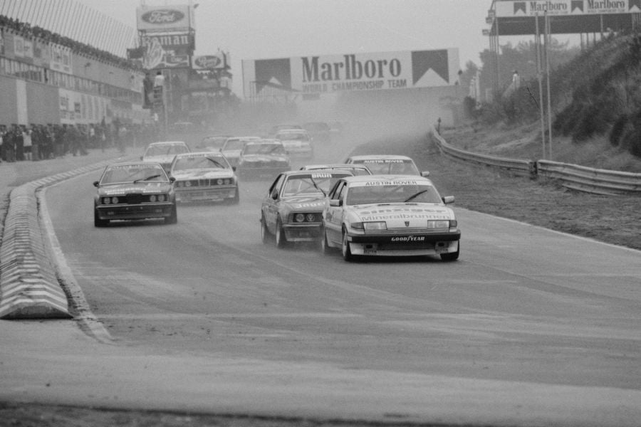 Start of the first ever DTM race in 1984 at Zolder