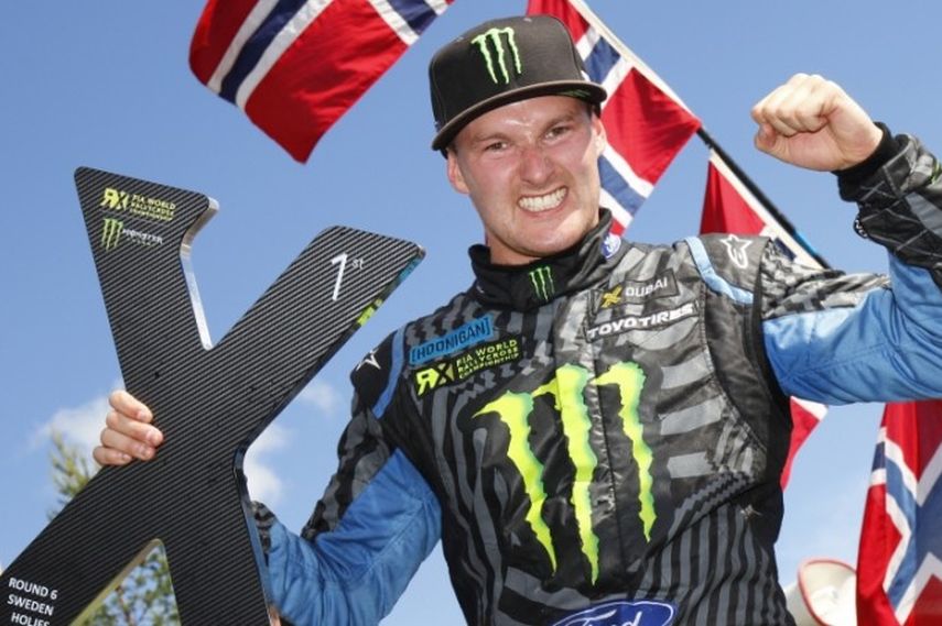 World RX Holjes winner Andreas Bakkerud