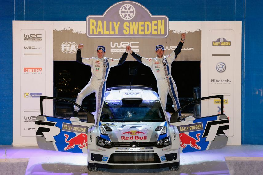 VW Polo R WRC, 2013 Rally Sweden, Sebastien Ogier