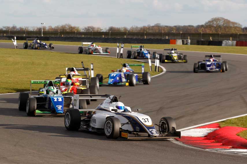 Snetterton circuit formula 3 race, f3