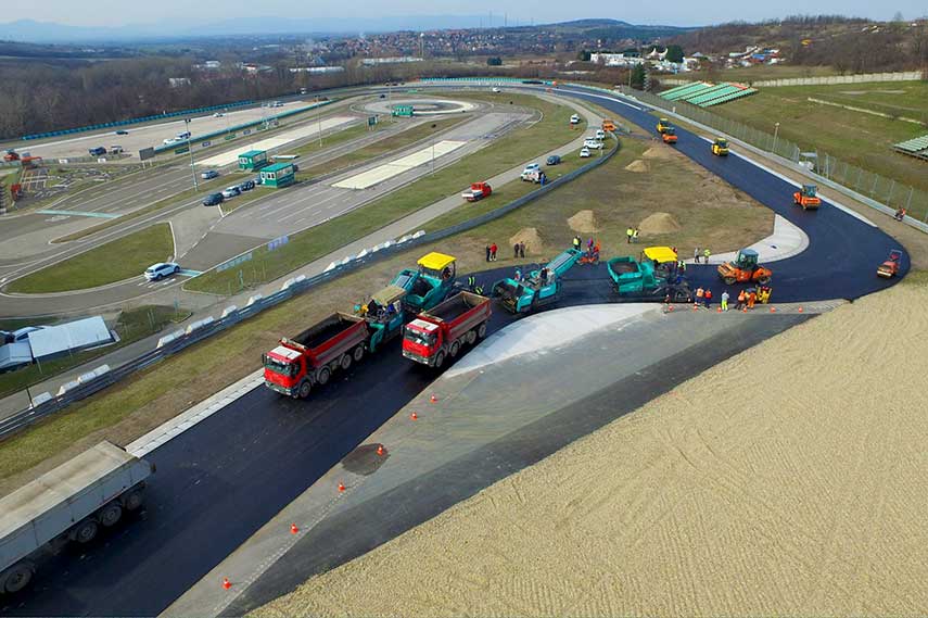 Hungaroring, Hungary, construction started 1985 drivers mercedes 2019