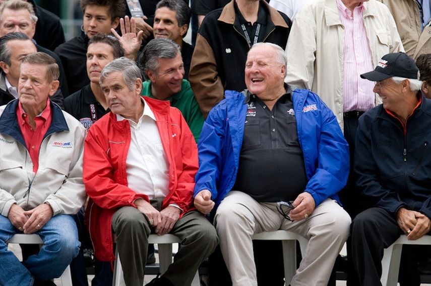 Indy Car legends: Bobby Unser, Al Unser, AJ Foyt, Rick Mears