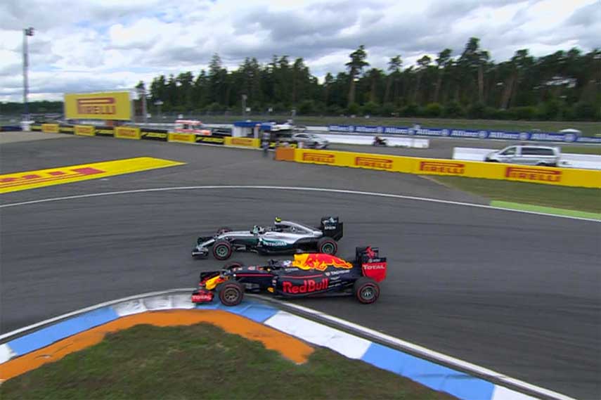 Ricciardo Rosberg German Grand Prix