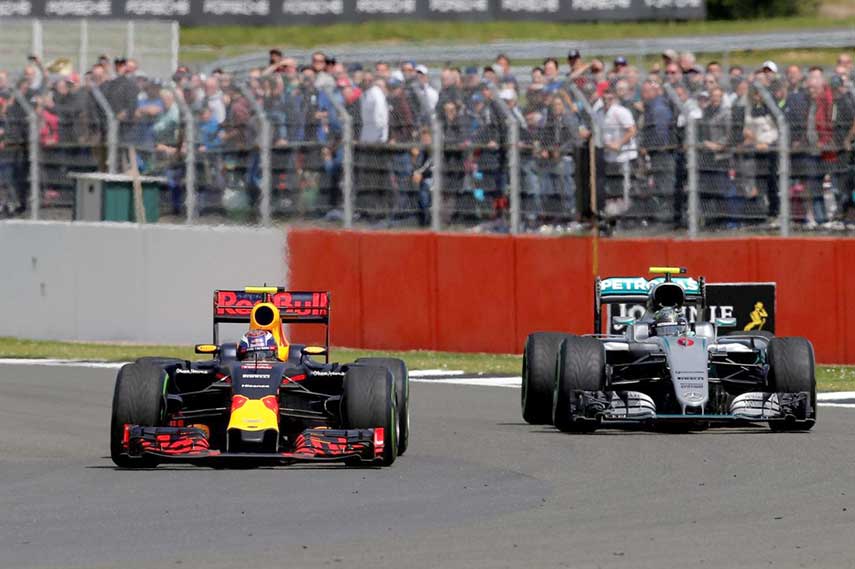 Max Verstappen Nico Rosberg British Grand Prix