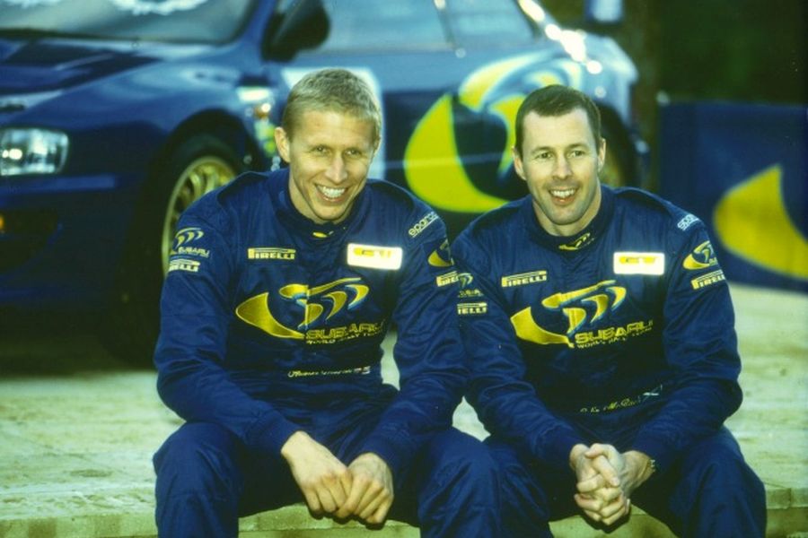 Alister McRae and Colin McRae in 1998