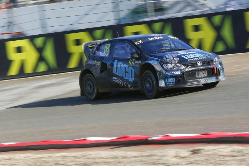 Alister McRae in his World RX debut, 2017