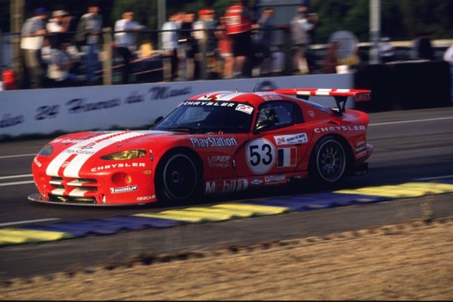 Anthony Beltoise was driving the #53 Chrysler Viper GTS-R at 2000 Le Mans 24 Hours