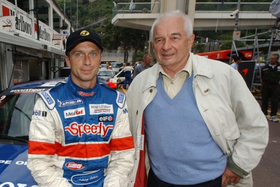 Anthony Beltoise with his father Jean-Pierre, who died in 2015