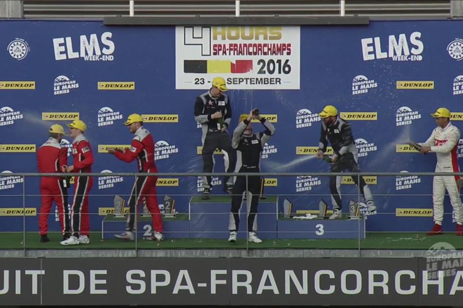 2016 ELMS, 4 hours of Spa podium