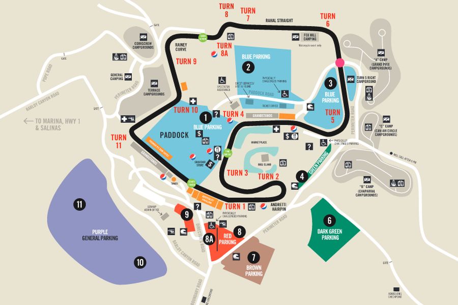  Laguna Seca map