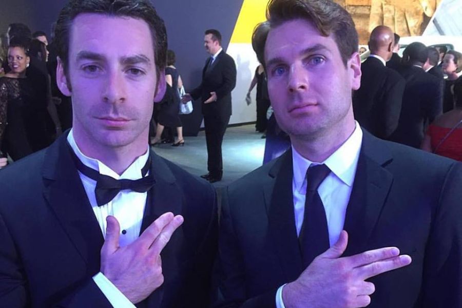 Simon Pagenaud and Will Power