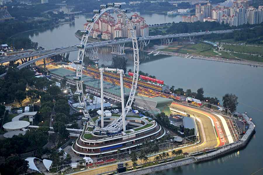 Marina Bay circuit Singapore