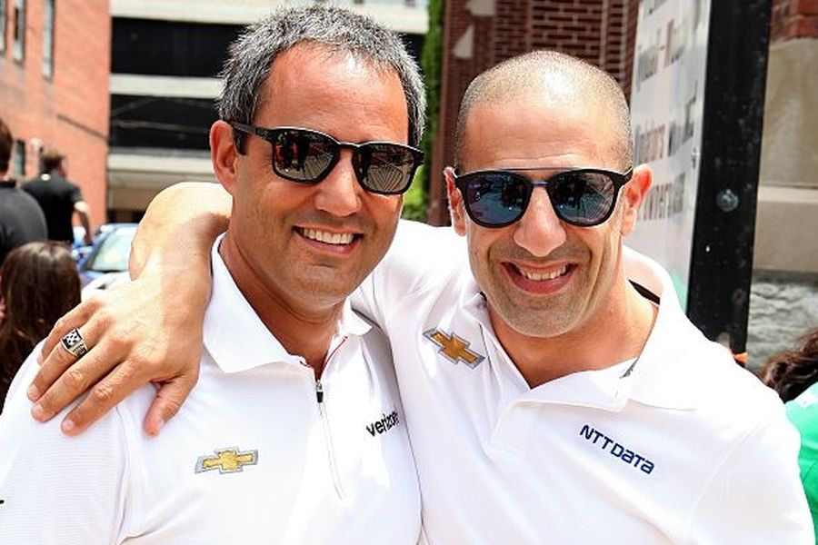 Juan Pablo Montoya and Tony Kanaan